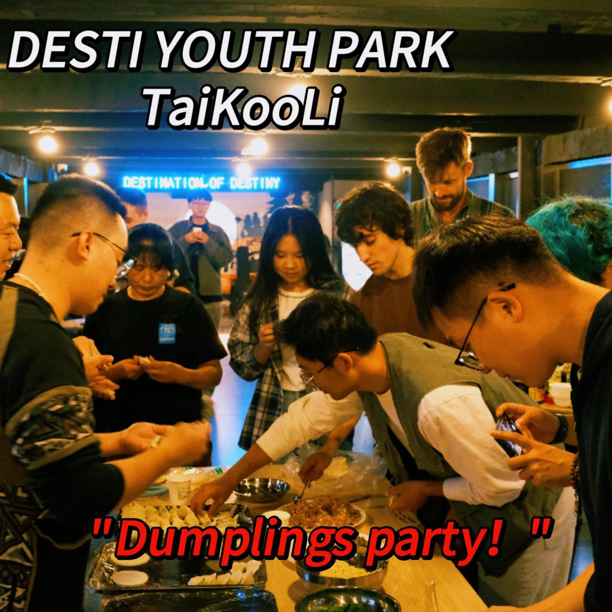 Chengdu Desti Youth Park Hostel Taikooli Luaran gambar